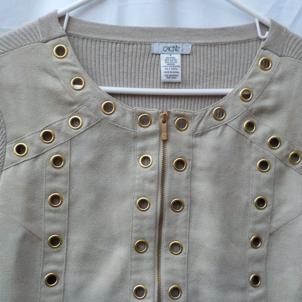 EUC Cach'e Sweater Jacket  SZ M